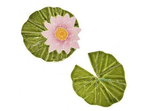 Artistry In Mosaics Lily Pad With Flower Mosaic | 6" X 6" | LFLMCOS 4 Artistry In Mosaics Lily Pad With Flower Mosaic | 6" X 6" | LFLMCOS - Image 2