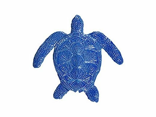 Artistry In Mosaics Loggerhead Turtle Mosaic | Blue - 6" X 6" | TLOBLUB 3 Artistry In Mosaics Loggerhead Turtle Mosaic | Blue - 6" X 6" | TLOBLUB