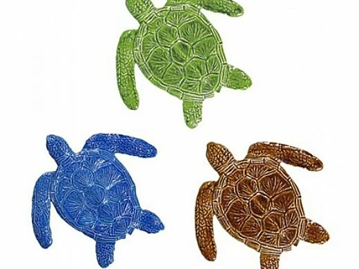 Artistry In Mosaics Loggerhead Turtle Mosaic | Blue - 6" X 6" | TLOBLUB 4 Artistry In Mosaics Loggerhead Turtle Mosaic | Blue - 6" X 6" | TLOBLUB - Image 2