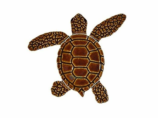 Artistry In Mosaics Loggerhead Turtle Mini Brown Mosaic | A - 4" | TLMBROAB 3 Artistry In Mosaics Loggerhead Turtle Mini Brown Mosaic | A - 4" | TLMBROAB