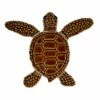 Artistry In Mosaics Loggerhead Turtle Mini Brown Mosaic | B - 4" | TLMBROBB -Hayward Shop 156646 0 201622310133