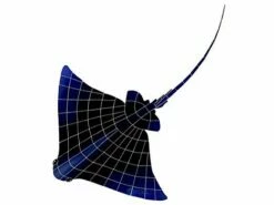 Artistry In Mosaics Ray Mosaic | Large - 45" X 32" | RAYBLAL