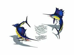 Artistry In Mosaics Sailfish Group With Shadow Mosaic | Small - 41" X 51" | SSHGRPS