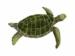 Artistry In Mosaics Sea Turtle Green Mosaic | Medium - 16" X 21" | SEAGRERM