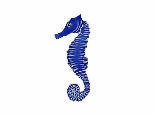 Artistry In Mosaics Seahorse Mosaic | Blue - 6" | SHOBLUB 3 Artistry In Mosaics Seahorse Mosaic | Blue - 6" | SHOBLUB