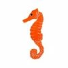 Artistry In Mosaics Seahorse Mosaic | Orange - 6" | SHOORAB