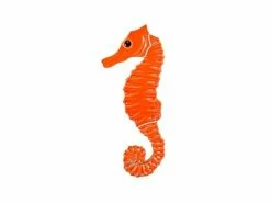 Artistry In Mosaics Seahorse Mosaic | Orange - 6" | SHOORAB