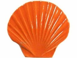 Artistry In Mosaics Seashell Mosaic | Orange - 5" | SSHORAB