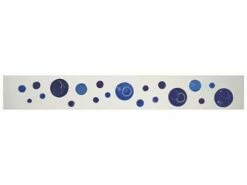 Artistry In Mosaics Step Markers Bubbles Blue Mosaic | 3" X 24" | SMBUBBLU