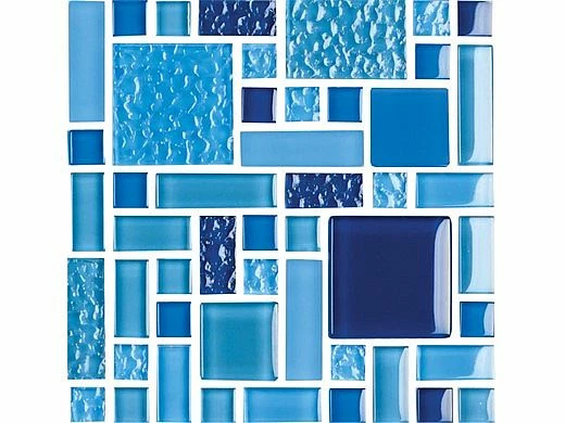 National Pool Tile Fusion Mosaic Glass Tile | Royal Blue | FS-ROYAL 3 National Pool Tile Fusion Mosaic Glass Tile | Royal Blue | FS-ROYAL