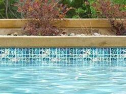 National Pool Tile Lightwaves Glass Tile | Aquamarine 1x1 | LWV-AQUAMARINE -Hayward Shop 157133 0 2016326163817