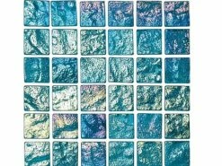 National Pool Tile Lightwaves Glass Tile | Aquamarine 1x1 | LWV-AQUAMARINE -Hayward Shop 157133 1 2016326163645