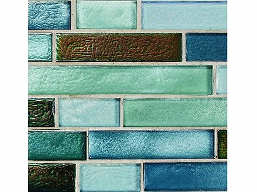 National Pool Tile Aquascapes Interlocking Glass Tile | Marine | OCN-MARINE IS12 4 National Pool Tile Aquascapes Interlocking Glass Tile | Marine | OCN-MARINE IS12 - Image 2