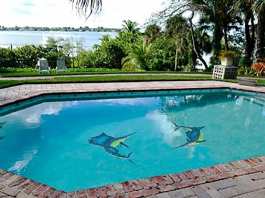 Artistry In Mosaics Sailfish Left Glass Mosaic | 48" X 36" | G-SALL 4 Artistry In Mosaics Sailfish Left Glass Mosaic | 48" X 36" | G-SALL - Image 2