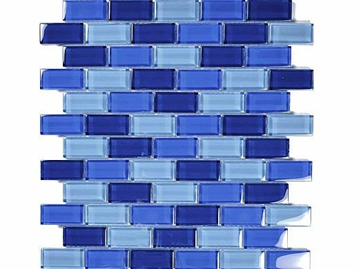 Artistry In Mosaics Crystal Series - Cobalt Blue Blend Glass Tile | 1" X 2" | GC82348B2 3 Artistry In Mosaics Crystal Series - Cobalt Blue Blend Glass Tile | 1" X 2" | GC82348B2