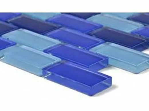 Artistry In Mosaics Crystal Series - Cobalt Blue Blend Glass Tile | 1" X 2" | GC82348B2 4 Artistry In Mosaics Crystal Series - Cobalt Blue Blend Glass Tile | 1" X 2" | GC82348B2 - Image 2