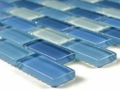 Artistry In Mosaics Crystal Series - Turquoise Cobalt Blue Blend Glass Tile | 1" X 2" | GC82348B3 11 Artistry In Mosaics Crystal Series - Turquoise Cobalt Blue Blend Glass Tile | 1" X 2" | GC82348B3 -Hayward Shop 157352 0 2016413115318