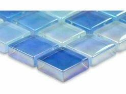 Artistry In Mosaics Crystal Iridescent - Sky Blue Blend Glass Tile | 1" X 1" | GC82323B8 8 Artistry In Mosaics Crystal Iridescent - Sky Blue Blend Glass Tile | 1" X 1" | GC82323B8 -Hayward Shop 157361 1 20164149043