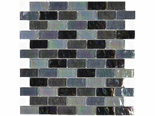 Artistry In Mosaics Ocean Series - Black Blend Glass Tile | 1" X 2" | GC62348K4 3 Artistry In Mosaics Ocean Series - Black Blend Glass Tile | 1" X 2" | GC62348K4