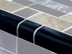 Artistry In Mosaics Twilight Series Trim Glass Tile | Black Mixed | TRIM-GT8M4896K5 11 Artistry In Mosaics Twilight Series Trim Glass Tile | Black Mixed | TRIM-GT8M4896K5 -Hayward Shop 157418 0 201642115309