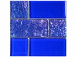 Artistry In Mosaics Twilight Series Glass Tile | Royal Blue Mixed | GT8M4896B9