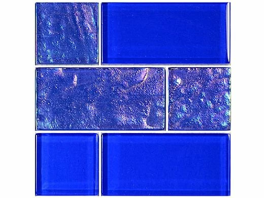 Artistry In Mosaics Twilight Series Glass Tile | Royal Blue Mixed | GT8M4896B9 3 Artistry In Mosaics Twilight Series Glass Tile | Royal Blue Mixed | GT8M4896B9
