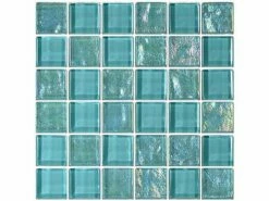 Artistry In Mosaics Twilight Series 1x1 Glass Tile | Turquoise | GT82323T4
