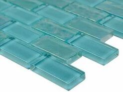 Artistry In Mosaics Twilight Series 1x2 Glass Tile | Turquoise Brick | GT82348T4 7 Artistry In Mosaics Twilight Series 1x2 Glass Tile | Turquoise Brick | GT82348T4 -Hayward Shop 157425 0 201642212756
