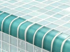 Artistry In Mosaics Twilight Series Trim Glass Tile | Turquoise | TRIM-GT82348T4 -Hayward Shop 157433 0 201642213507