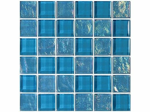 Artistry In Mosaics Twilight Series 1x1 Glass Tile | Azure | GT82323B12 3 Artistry In Mosaics Twilight Series 1x1 Glass Tile | Azure | GT82323B12