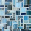 National Pool Tile Cosmopolitan Mosaic Glass Tile | Azure | COS-FREEPORT -Hayward Shop 157506 0 201915114224