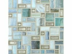 National Pool Tile Cosmopolitan Mosaic Glass Tile | Sky Blue | COS-VANCOUVER