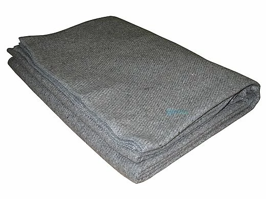 KEMP USA Gray 50% Wool Blanket | 10-605 3 KEMP USA Gray 50% Wool Blanket | 10-605