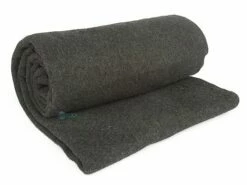 KEMP USA Gray 80% Wool Blanket | 10-606