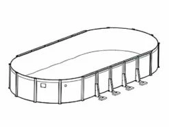 Oxford 16' X 32' Oval Above Ground Pool | Basic Package 52" Wall | 163425 17 Oxford 16' X 32' Oval Above Ground Pool | Basic Package 52" Wall | 163425 -Hayward Shop 163425 5 2017216141331