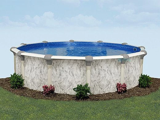 Tahoe 30' Round Above Ground Pool | Basic Package 54" Wall | 163522 3 Tahoe 30' Round Above Ground Pool | Basic Package 54" Wall | 163522