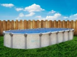 Chesapeake 12' X 24' Oval Above Ground Pool | Basic Package 54" Wall | 163586