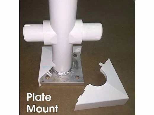 Saftron Self Closing Gate With 54" Plunger Latch For 2200 Series Fencing | 48" H X 36" W | White | FG-2202-4836-W 4 Saftron Self Closing Gate With 54" Plunger Latch For 2200 Series Fencing | 48" H X 36" W | White | FG-2202-4836-W - Image 2