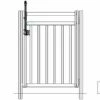 Saftron Self Closing Gate With 54" Plunger Latch For 2400 Series Fencing | 48" H X 36" W | White | FG-2402-4836-W 2 Saftron Self Closing Gate With 54" Plunger Latch For 2400 Series Fencing | 48" H X 36" W | White | FG-2402-4836-W -Hayward Shop 163748 0 201746125716