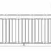 Saftron 2400 Series Pool Fencing | 48"H X 8' W Sections | White | FS-2400-4896-W -Hayward Shop 163785 0 2017328121444