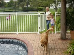 Saftron 2400 Series Pool Fencing | 48"H X 8' W Sections | White | FS-2400-4896-W -Hayward Shop 163785 3 20174611742