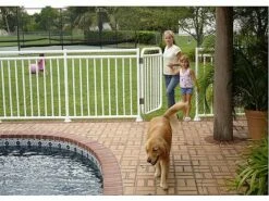 Saftron Self Closing Gate With Standard Latch For 2400 Series Fencing | 48" H X 36" W | White | FG-2401-4836-W 12 Saftron Self Closing Gate With Standard Latch For 2400 Series Fencing | 48" H X 36" W | White | FG-2401-4836-W -Hayward Shop 163951 3 2017412144442