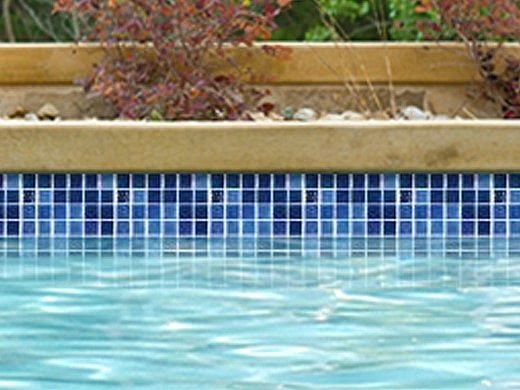 National Pool Tile Tribeca 1x1 Glass Tile | Dark Blue Glossy| TRI-DKBLUE-GL 4 National Pool Tile Tribeca 1x1 Glass Tile | Dark Blue Glossy| TRI-DKBLUE-GL - Image 2