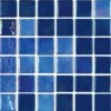 National Pool Tile Tribeca 1x1 Glass Tile | Dark Blue Glossy| TRI-DKBLUE-GL -Hayward Shop 164517 0 201915151830