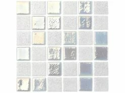 National Pool Tile Opal Glass 1x1 Tile | Pearl White | OPL-PEARL1X1