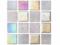 National Pool Tile Opal Glass 1.5x1.5 Tile | Steel Grey | OPL-GREY