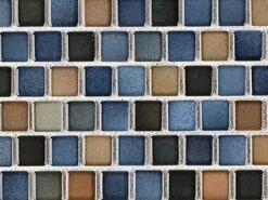 National Pool Tile Mix 1x1 Series | Blue Brown Blend | MIX-BLUE BAY -Hayward Shop 165233 0 2017618164744