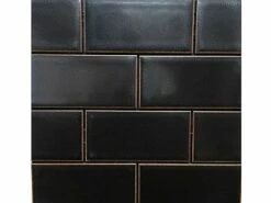 Cepac Tile Continental Subway 3x6 Series | Charcoal | COS-3