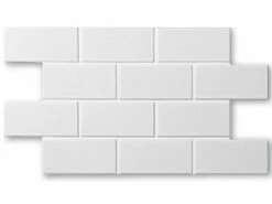 Cepac Tile Contour Flat Series | Matte White | CON-2F