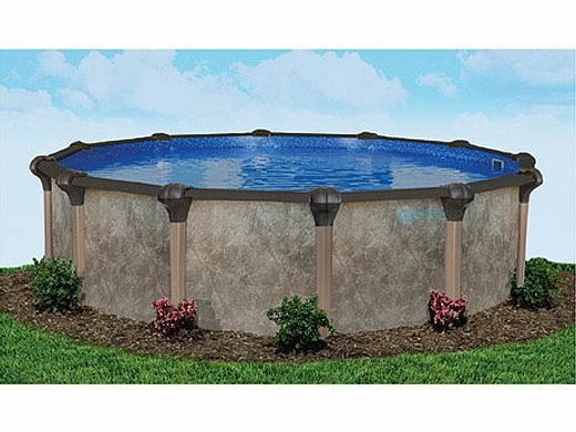 Laguna 33' Round Above Ground Pool | Basic Package 52" Wall | 168053 3 Laguna 33' Round Above Ground Pool | Basic Package 52" Wall | 168053